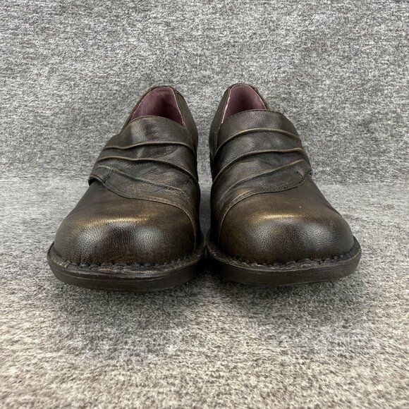 ✅Dansko Clogs Women’s 7.5-8 (38) Aimee Wedge Brown Leather Slip On Comfort Shoes - Picture 5 of 10